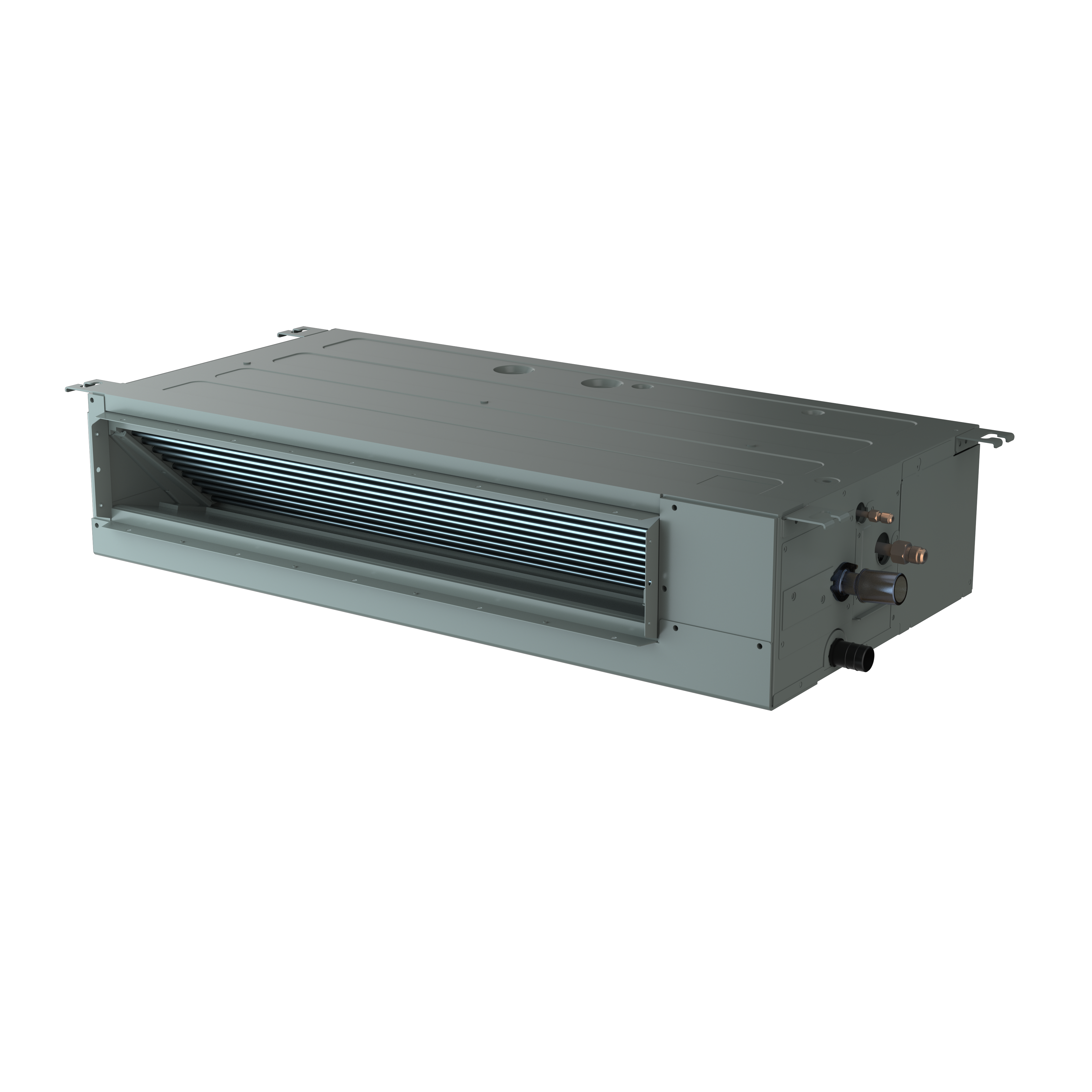 Air-Con 42,000 BTU 20 SEER 3-Zone Concealed Duct 9k+9k+18k Mini Split Air Conditioner and Heater System