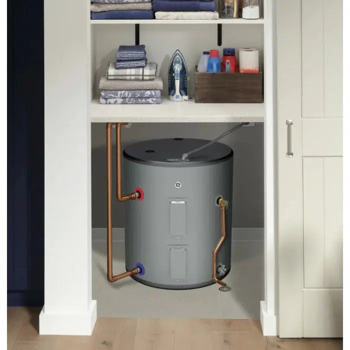 GE RealMAX 26 Gallon Capacity Side Port Lowboy Electric Water Heater - Field Installed