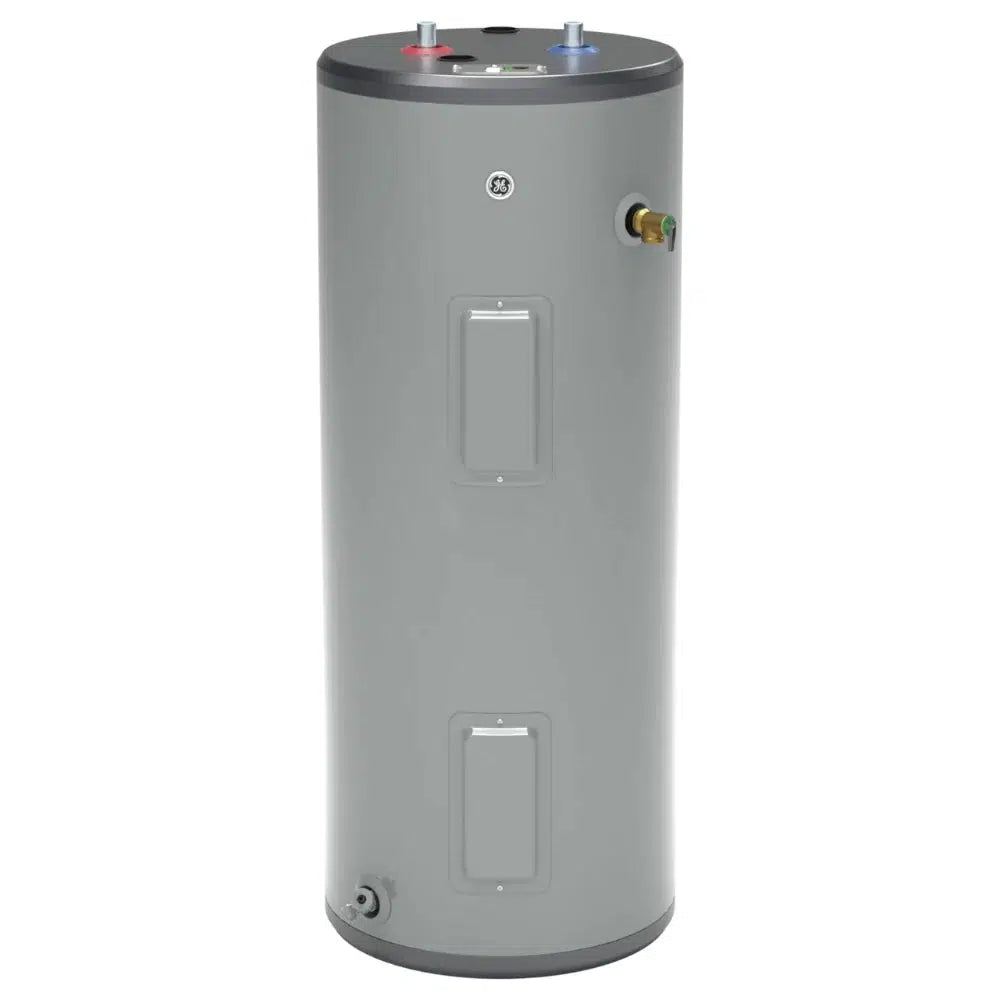 GE RealMAX Choice Model 30 Gallon Capacity Tall Electric Water Heater - Front View