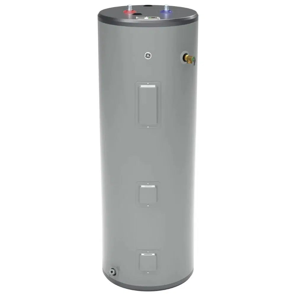 GE RealMAX Choice Model 50 Gallon Capacity Tall Electric Water Heater - Front View