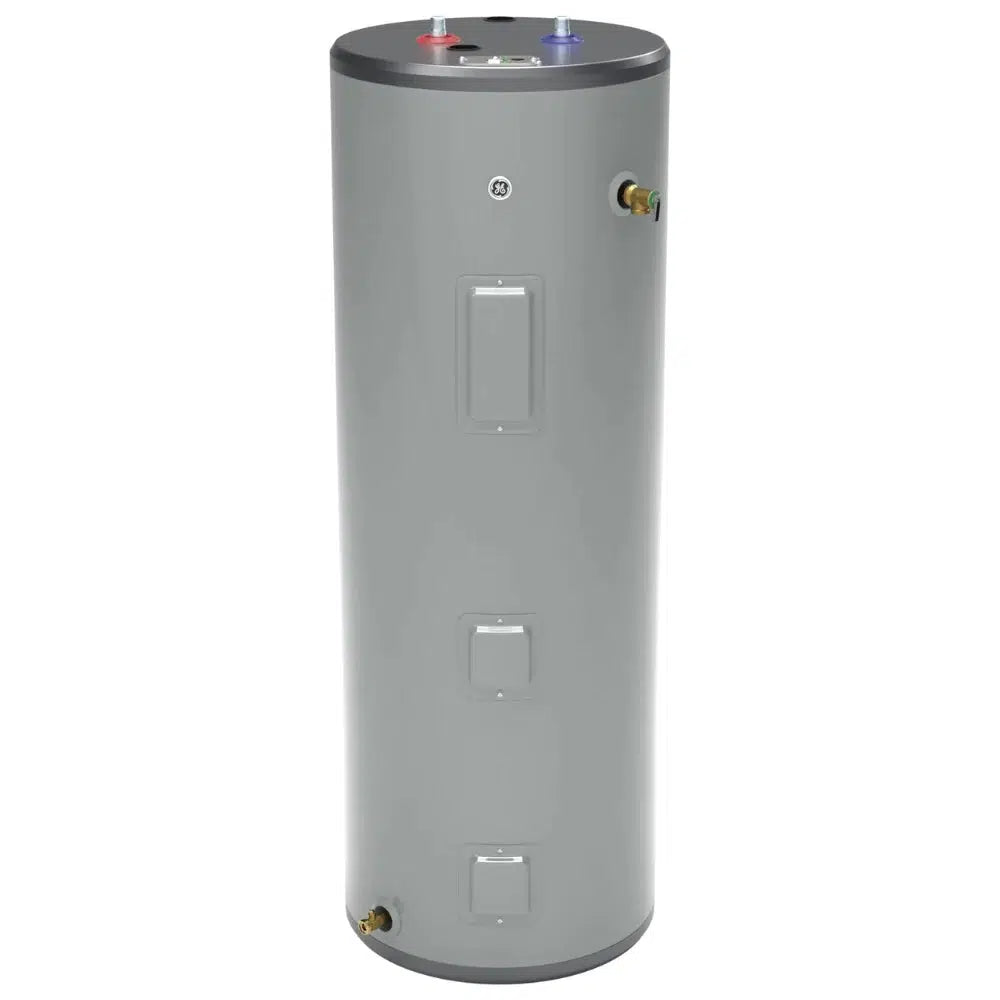 GE RealMAX Premium Model 50 Gallon Capacity Tall Electric Water Heater - Front View