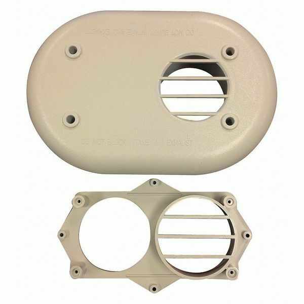 Goodman 0170K00001S 8"x12" Flush Mount Vent Kit for Condensing (High Efficiency) Goodman Gas Furnaces - 2" vent systems
