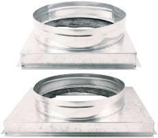 Goodman Square To Round Adapter 16 IN. To 14 IN. (SQRPCH101)