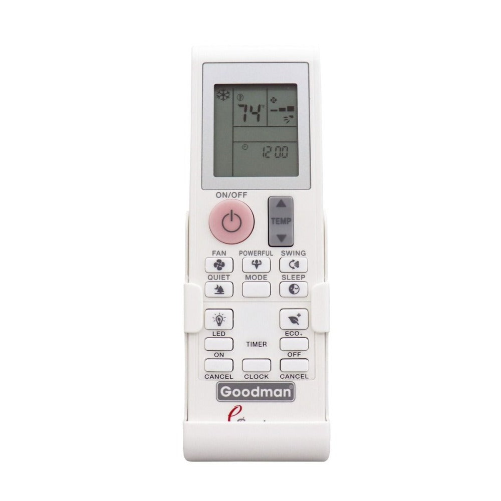 Goodman E-Series 12,000 BTU Wall Mounted Mini-Split Heat Pump System - Remote
