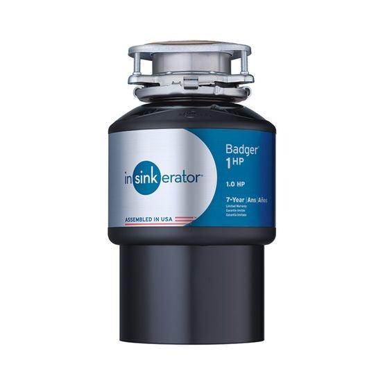 InSinkErator Badger Power Series 1 HP Garbage Disposal without Power Cord - Main View