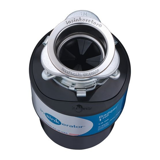 InSinkErator Badger Power Series 1 HP Garbage Disposal without Power Cord - Top View