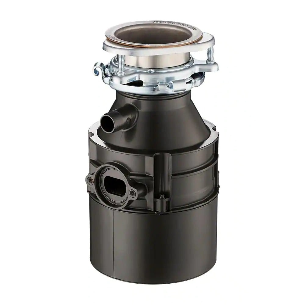 InSinkErator Badger 5 Standard Series 1/2 HP Garbage Disposal without Power Cord - Side View