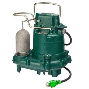 Zoeller M63 Premium 3/10 HP 115V Cast Iron Submersible Sump Pump - Main View