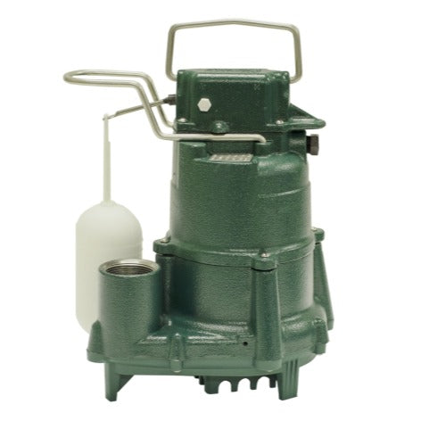 Zoeller M98 Flow-Mate 1/2 HP 115V Cast Iron Submersible Sump Pump - Main View