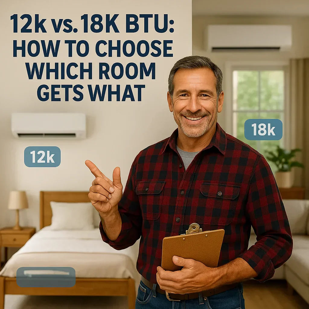 12k vs. 18k BTU: How to Choose Which Room Gets What