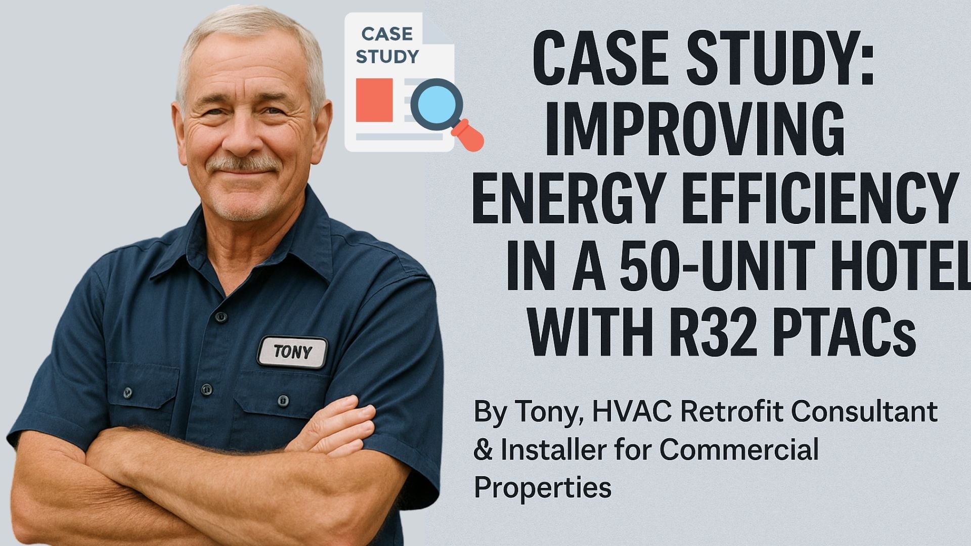 Case Study: Improving Energy Efficiency in a 50-Unit Hotel with R32 PTACs - By Tony, HVAC Retrofit Consultant & Installer for Commercial Properties