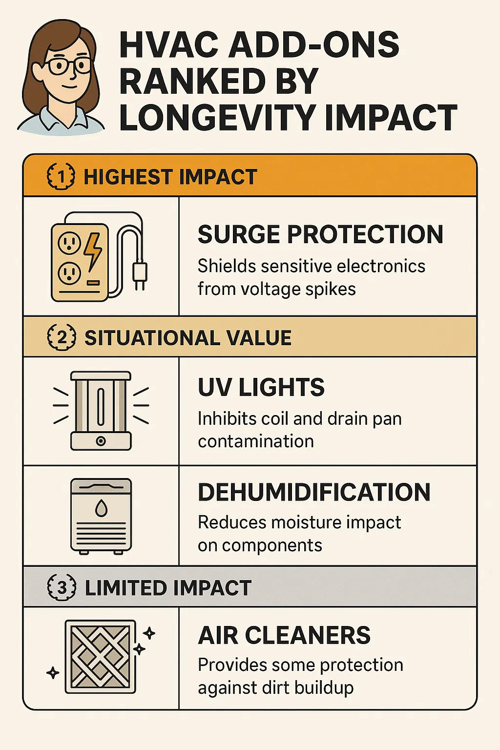 Add-Ons That Improve Longevity Surge Protectors, UV Lights, & Air Quality Tools
