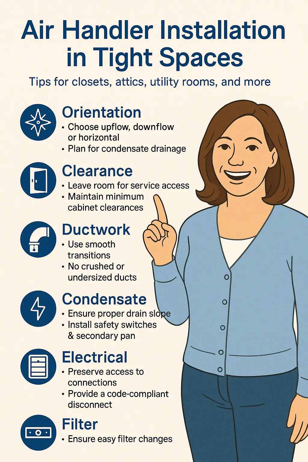 Air Handler Installation Inside Your Home Tips for Tight Spaces