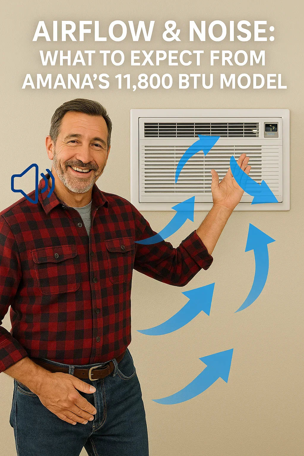 Airflow & Noise: What to Expect from Amana’s 11,800 BTU Model