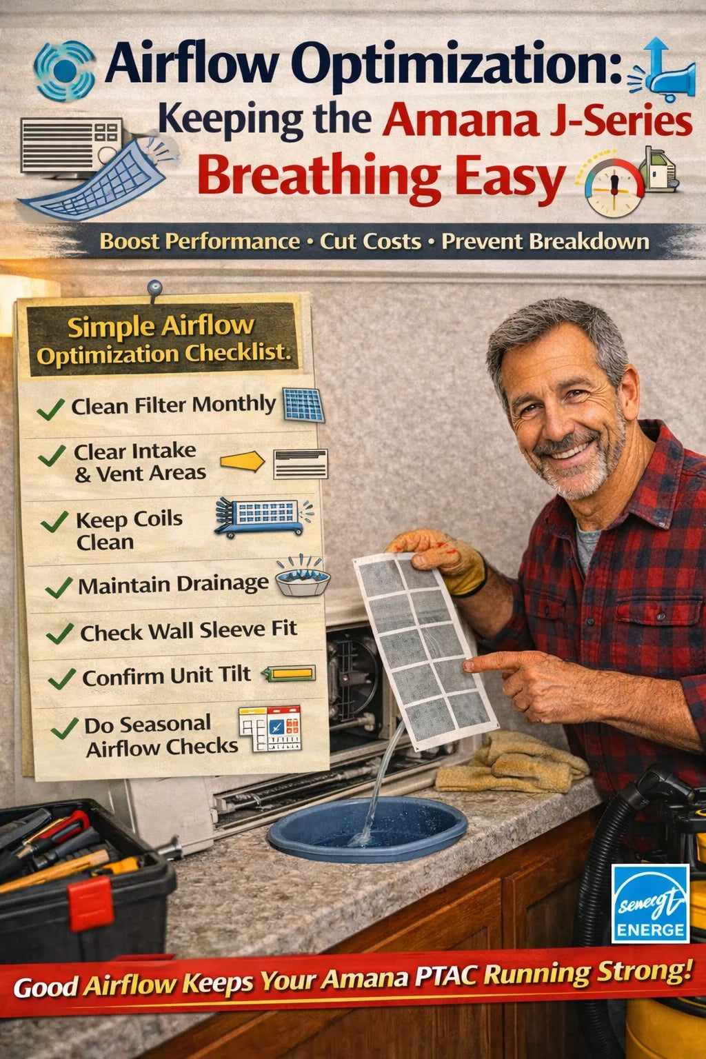 Airflow Optimization: Keeping the Amana J-Series Breathing Easy