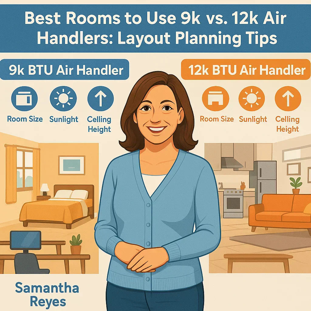 Layout Planning Advice for the Best Rooms to Use 9k vs. 12k Air Handlers