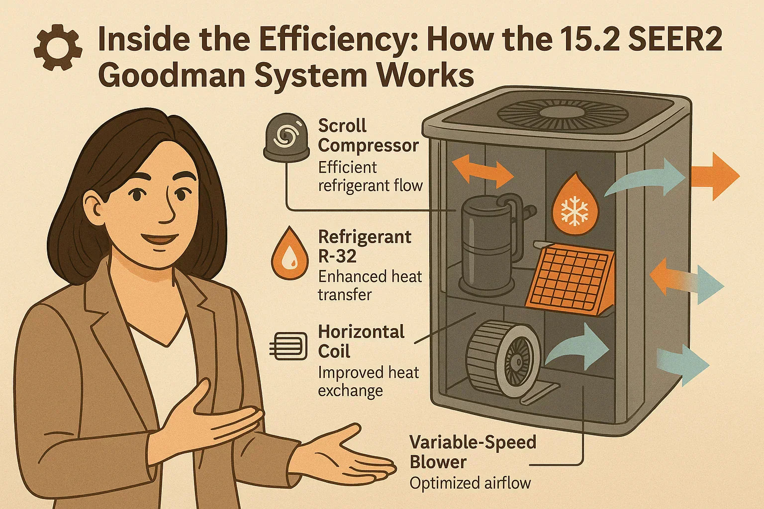 Beyond the Numbers: What Makes the 15.2 SEER2 Goodman System So Efficient?