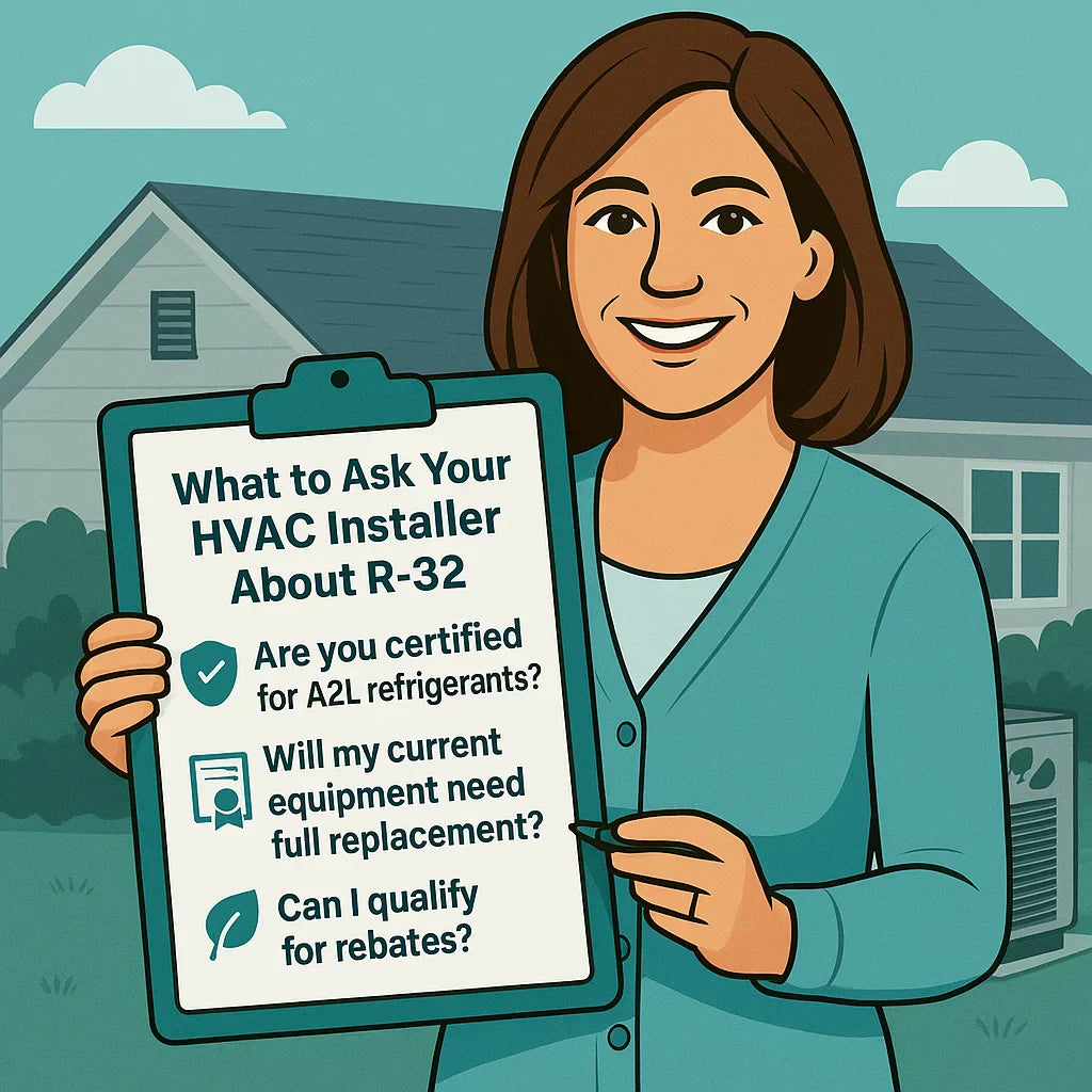 Can I Replace R-410A Equipment with R-32? What to Ask Your Installer