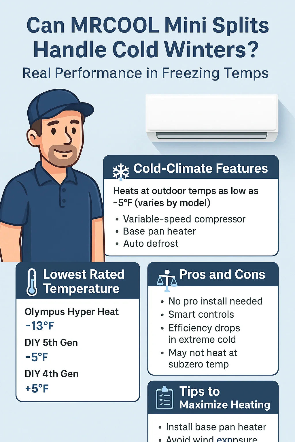 Can MRCOOL Mini Splits Handle Cold Winters? Real Performance in Freezing Temps