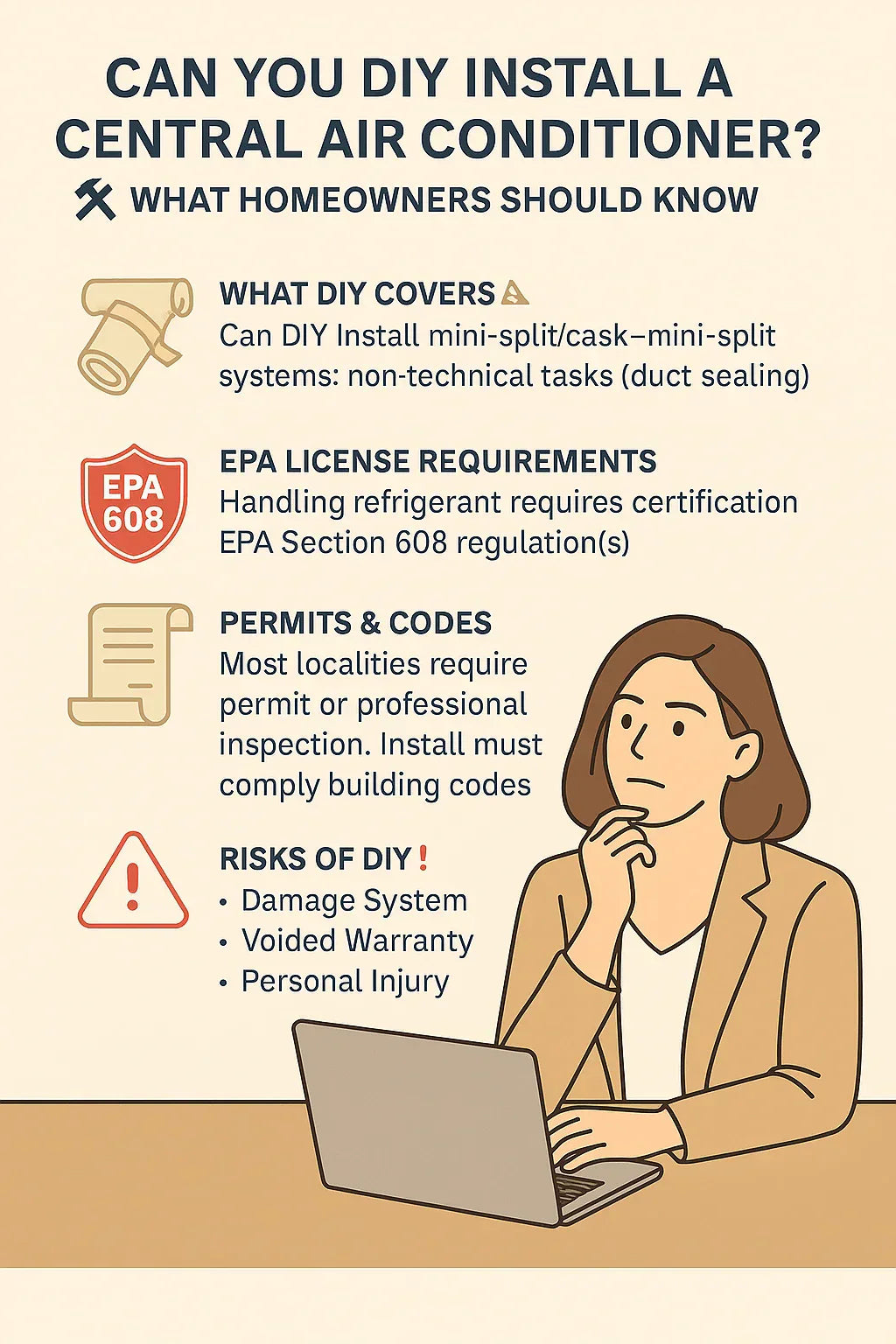 Can You DIY Install a Central Air Conditioner? What Homeowners Should Know