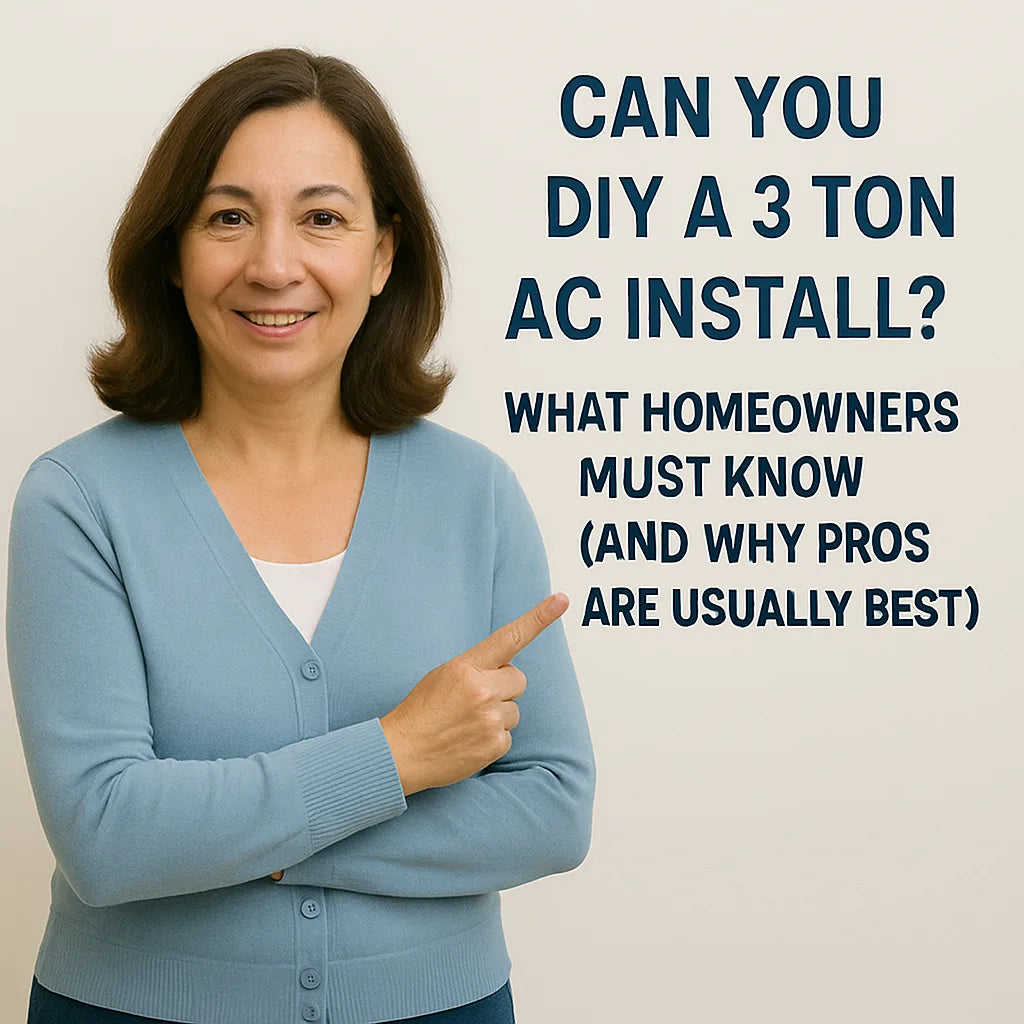 Can You DIY a 3 Ton AC Install? What Homeowners Must Know (and Why Pros Are Usually Best)