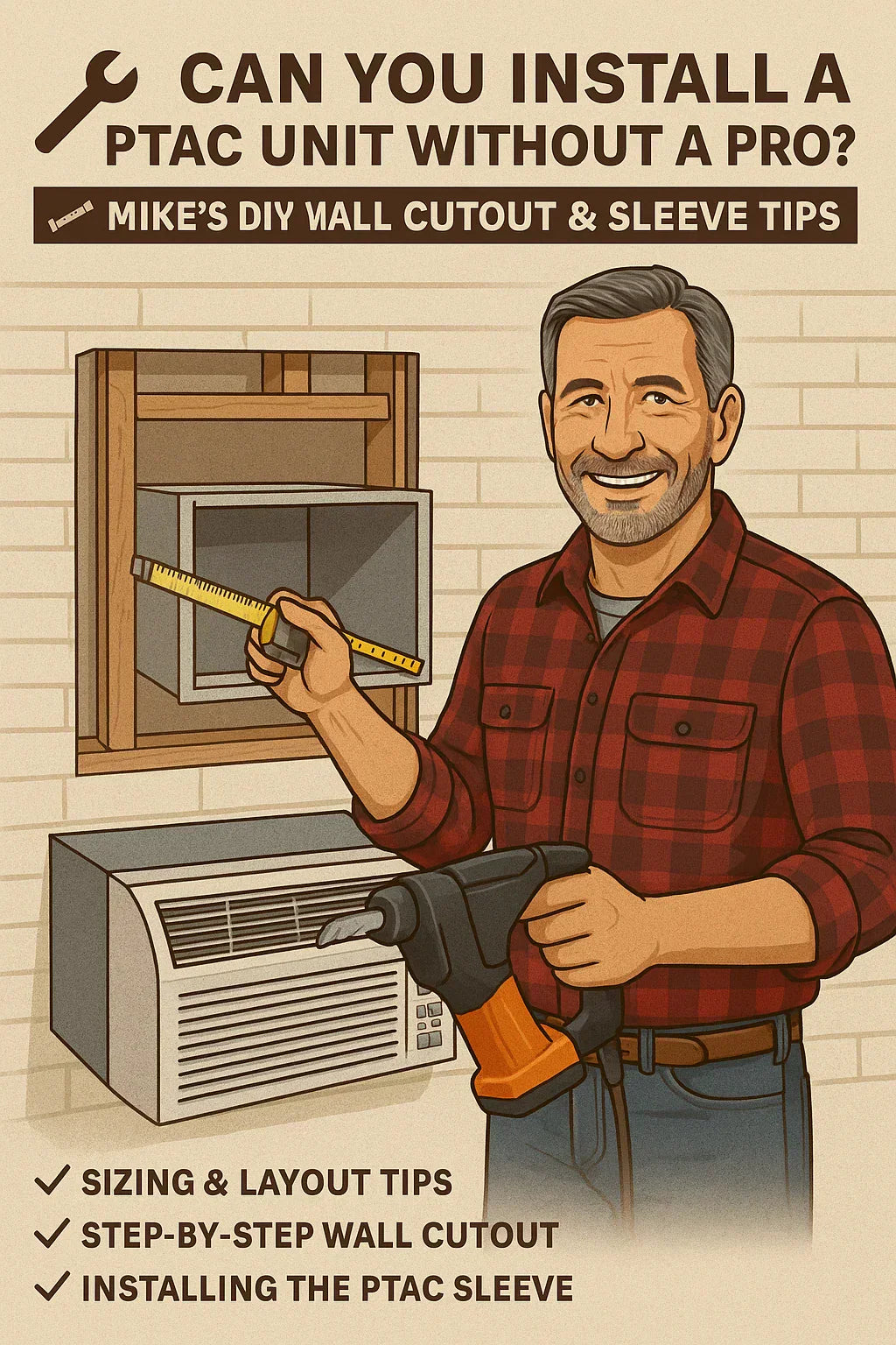 Can You Install a PTAC Unit Without a Pro? Mike’s DIY Wall Cutout & Sleeve Tips