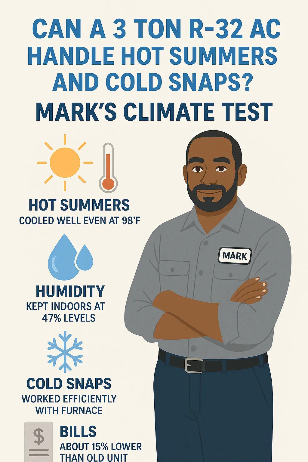 Can a 3 Ton R-32 AC Handle Hot Summers and Cold Snaps Mark Finds Out