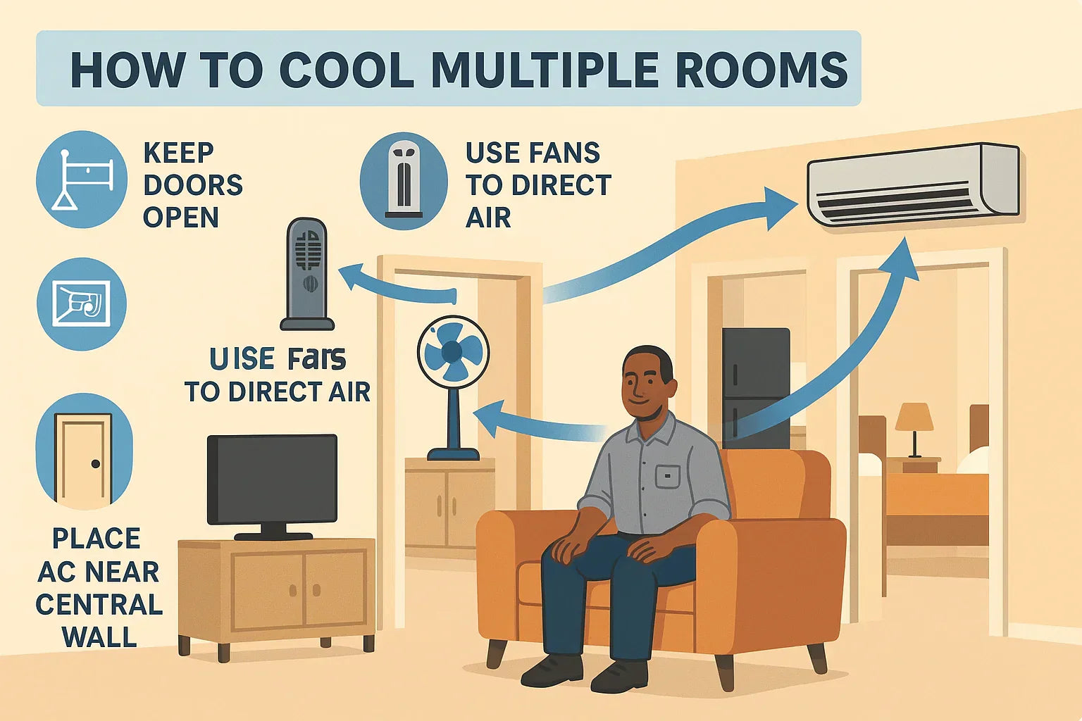 Can a Wall Unit Cool Multiple Rooms Zoning, Circulation & Layout Hacks