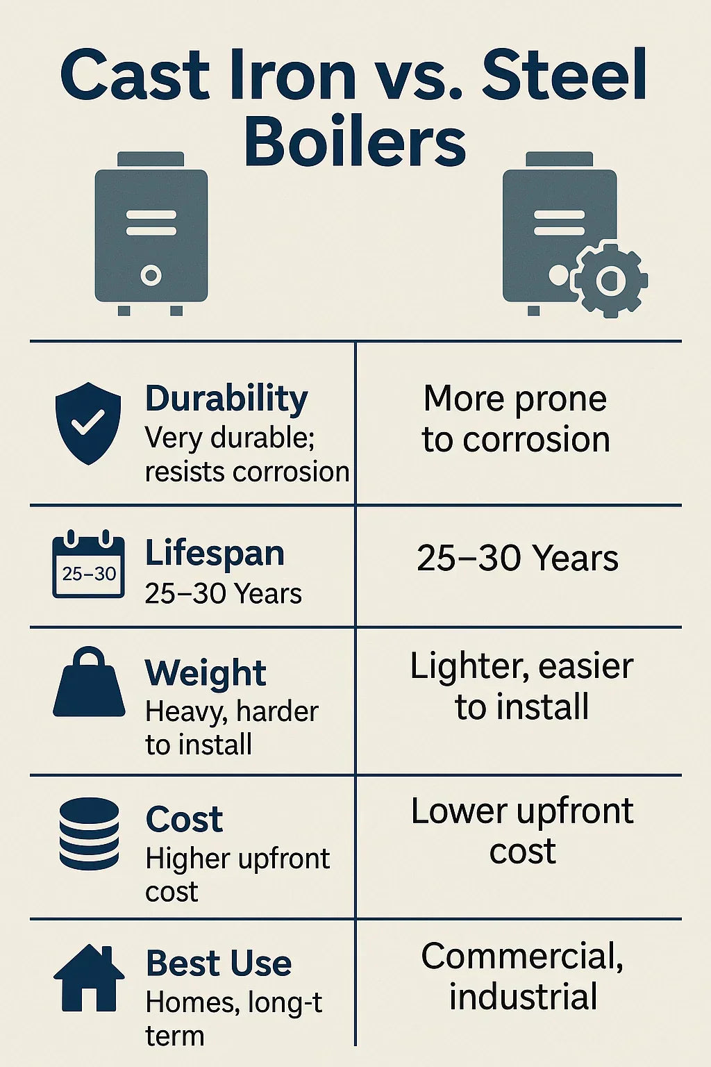 Cast Iron vs. Steel Boilers Why Samantha Chose Weil-McLain