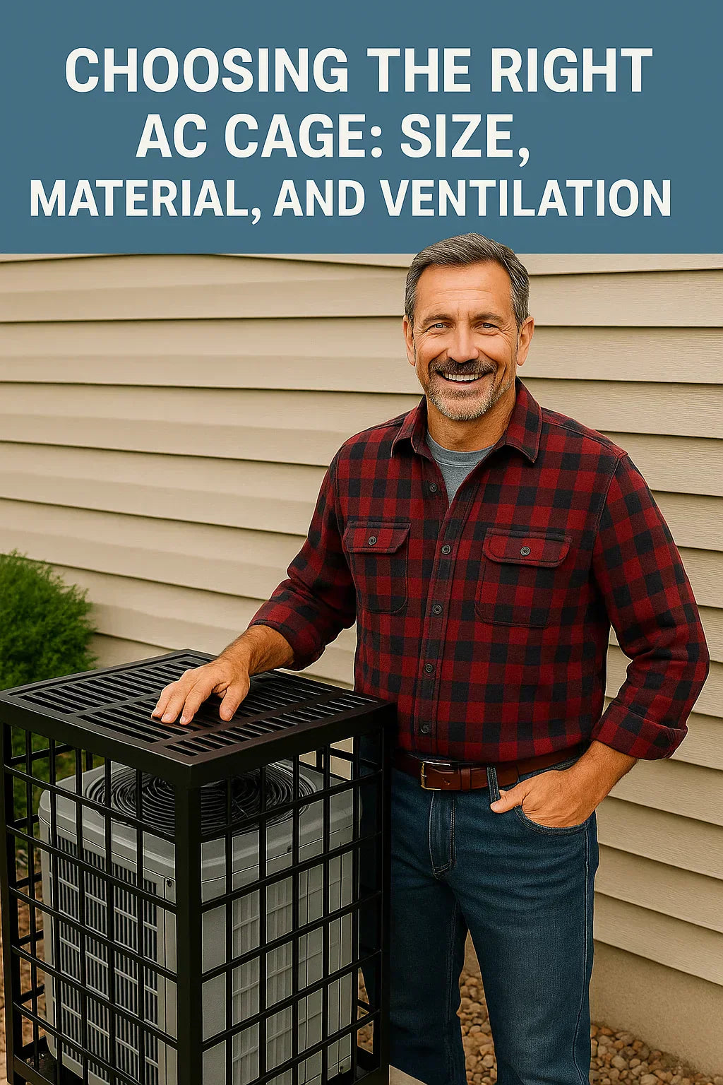 Choosing the Right AC Cage: Size, Material, and Ventilation
