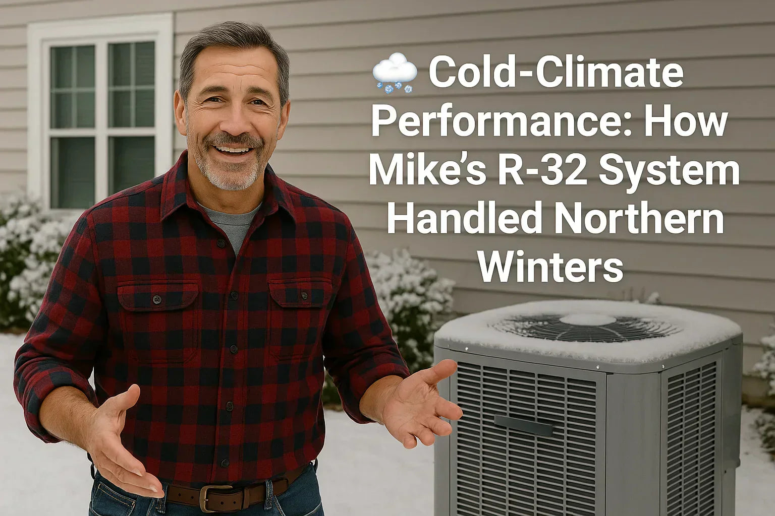 Cold-Climate Performance: How Mike’s R-32 System Handled Northern Winters