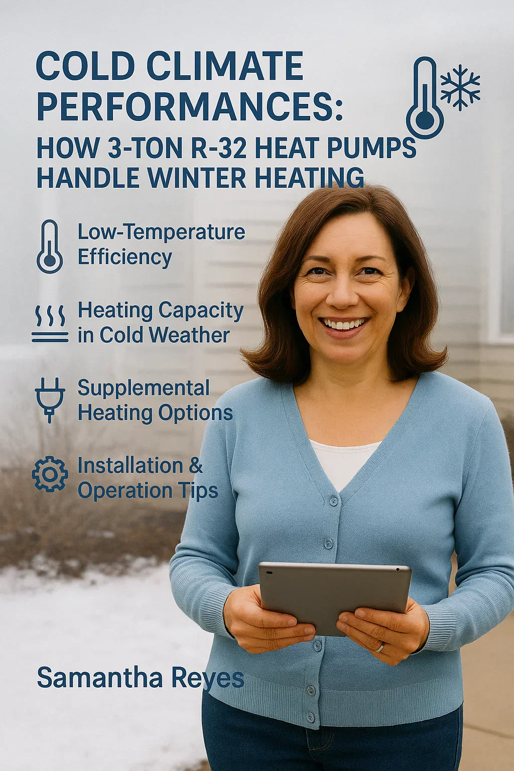 Cold Climate Performance: How 3-Ton R-32 Heat Pumps Handle Winter Heating