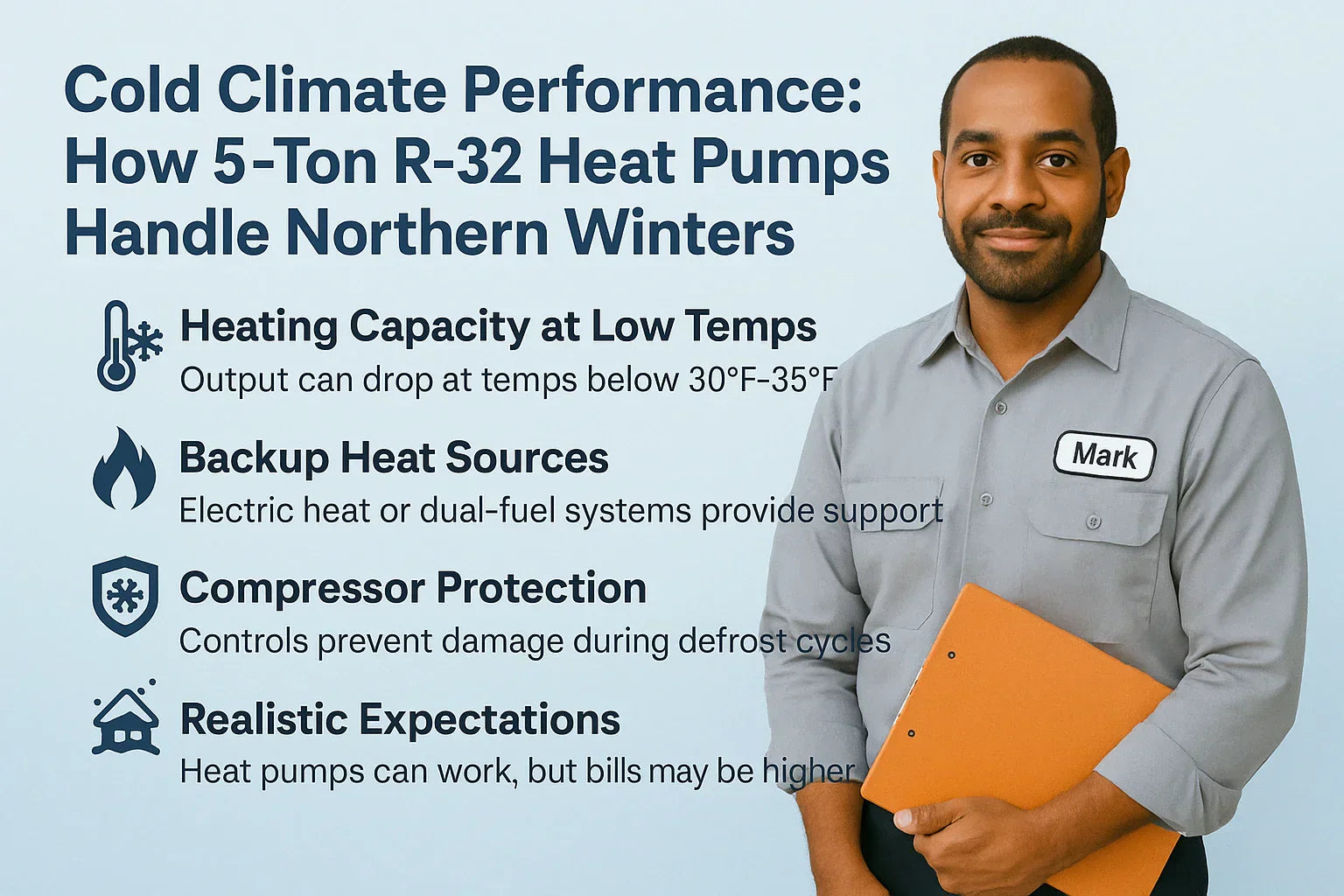 Cold Climate Performance How 5-Ton R-32 Heat Pumps Handle Northern Winters