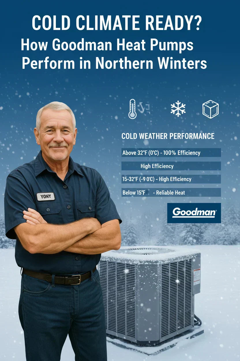 Are You Ready for a Cold Climate? How Northern Winters Affect the Performance of Goodman Heat Pumps