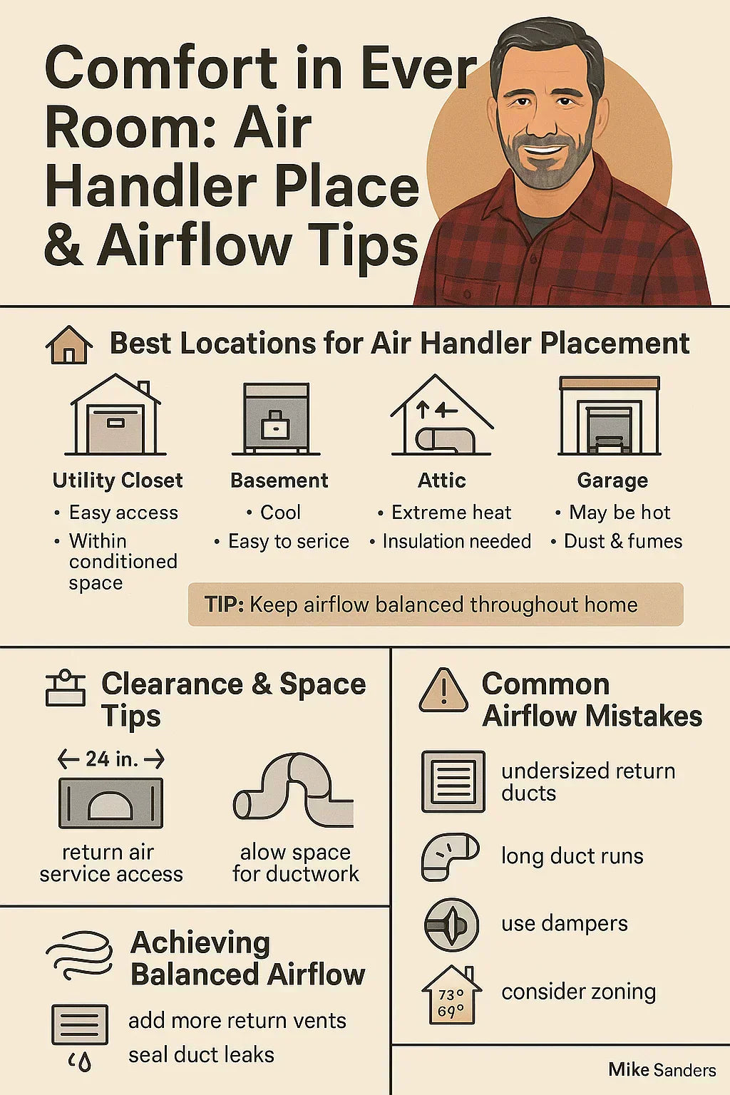 Comfort in Every Room: Air Handler Placement & Airflow Tips