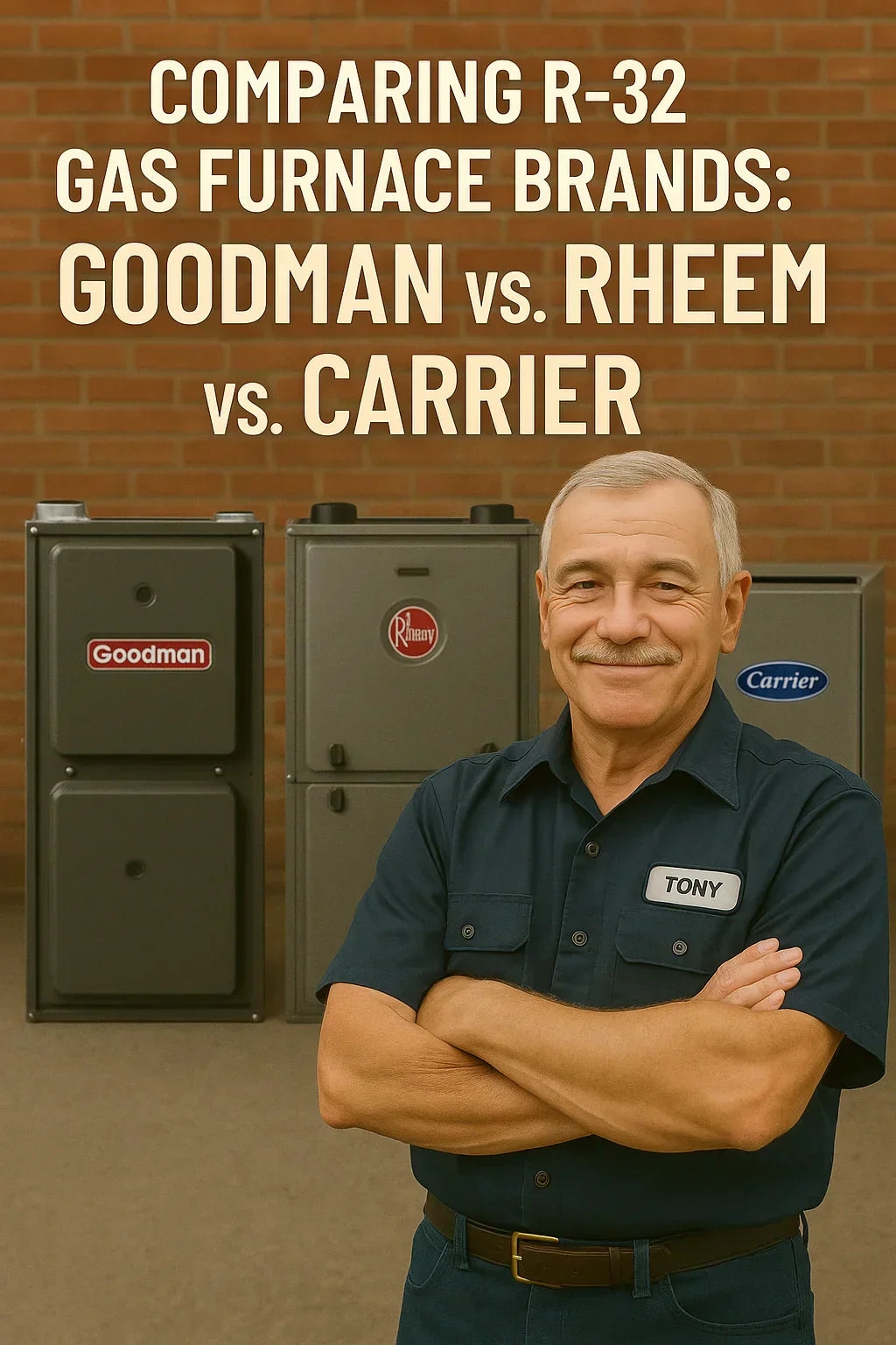 Comparing R-32 Gas Furnace Brands Goodman vs. Rheem vs. Carrier