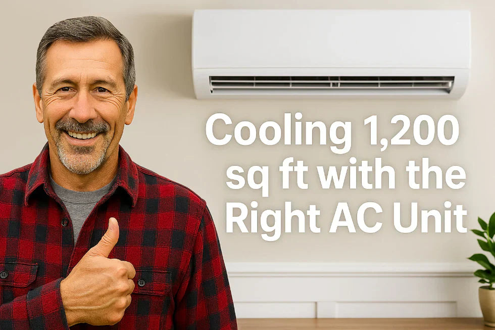 Cooling 1,200 sq ft with the Right AC Unit