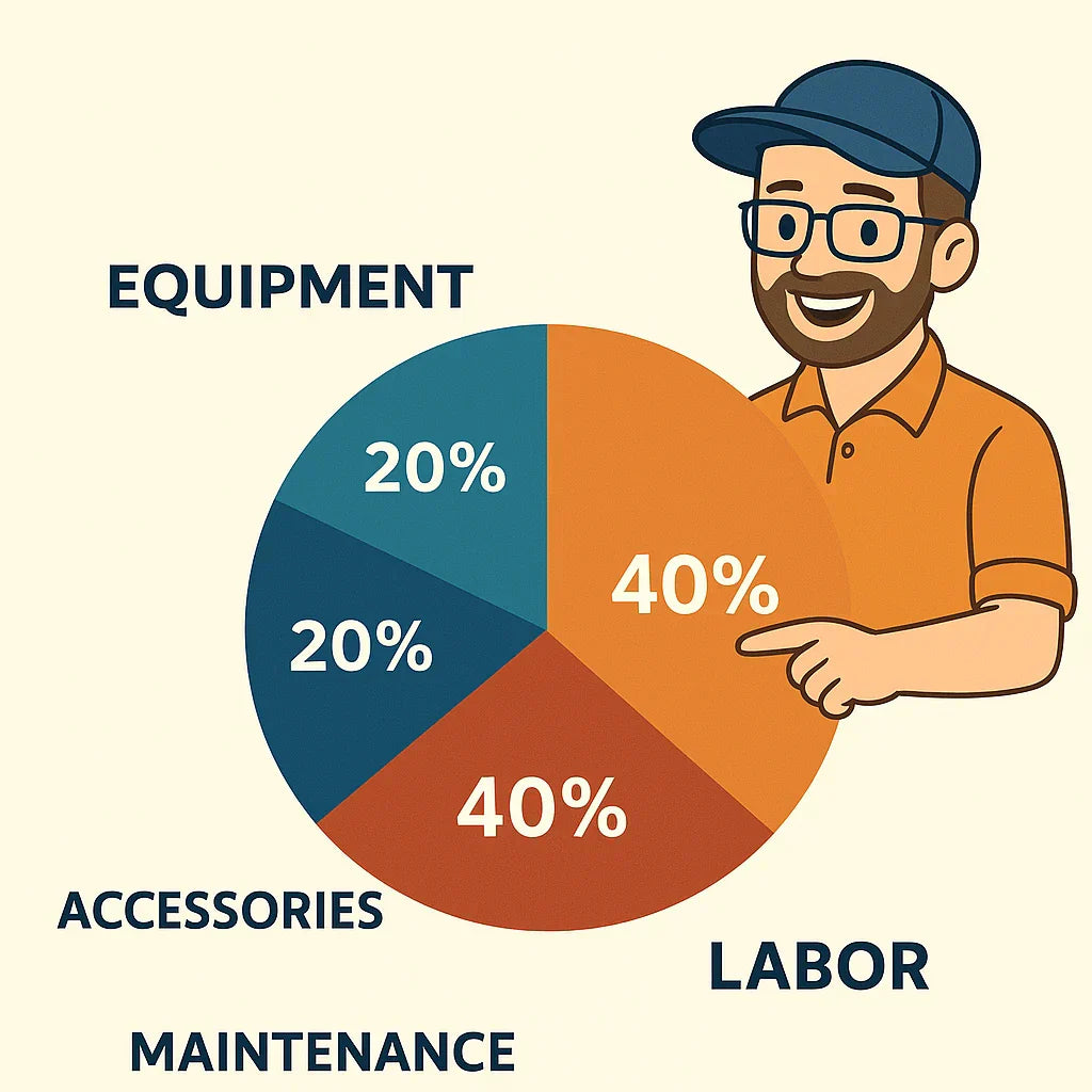 Cost Breakdown Equipment, Accessories & Long-Term Maintenance for the D4120