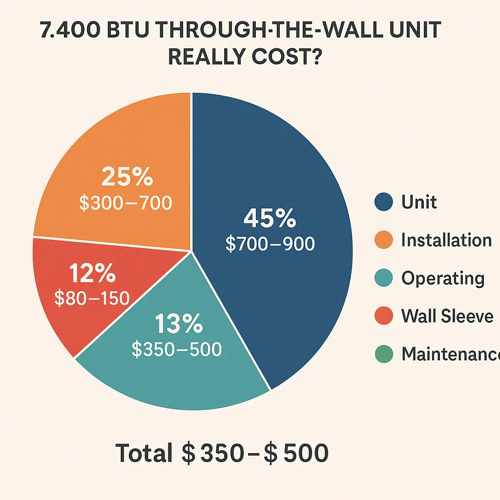 Cost Breakdown How Much Does a 7,400 BTU Through-the-Wall Unit Really Cost