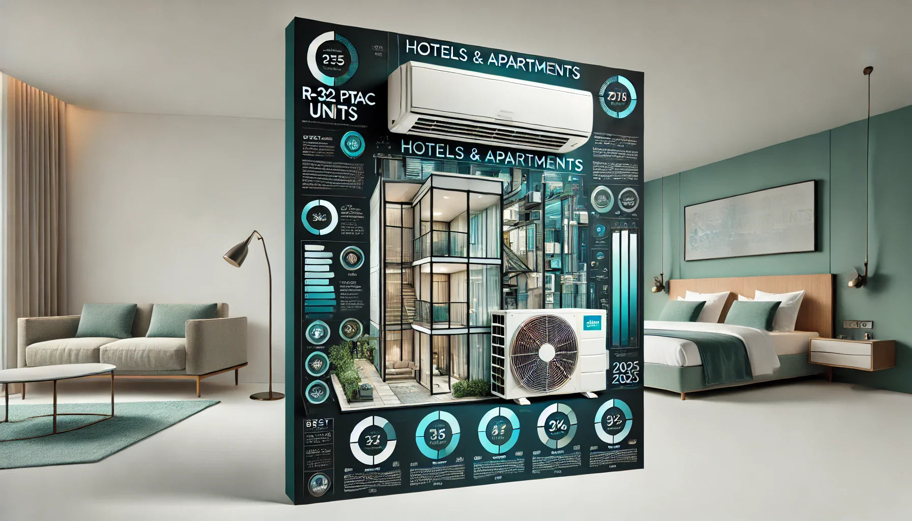 Image of Best R-32 PTAC Units for Hotels & Apartments in 2025