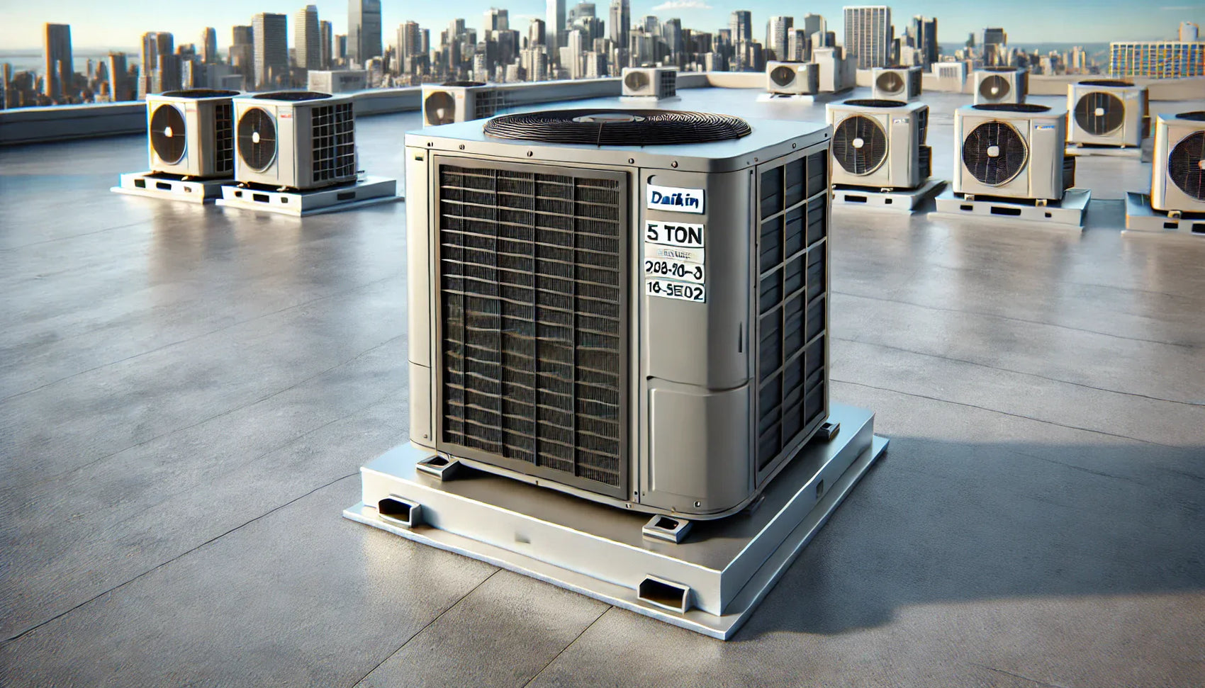 Overview of the Daikin 5 Ton 208/230-3-60V 16.2 SEER2 Light Commercial Packaged Air Conditioner - DRC0603D000001S