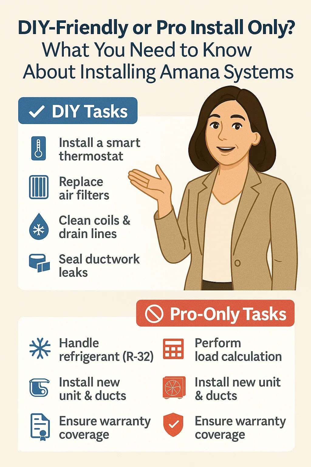 DIY-Friendly or Pro Install Only What You Need to Know About Installing Amana Systems