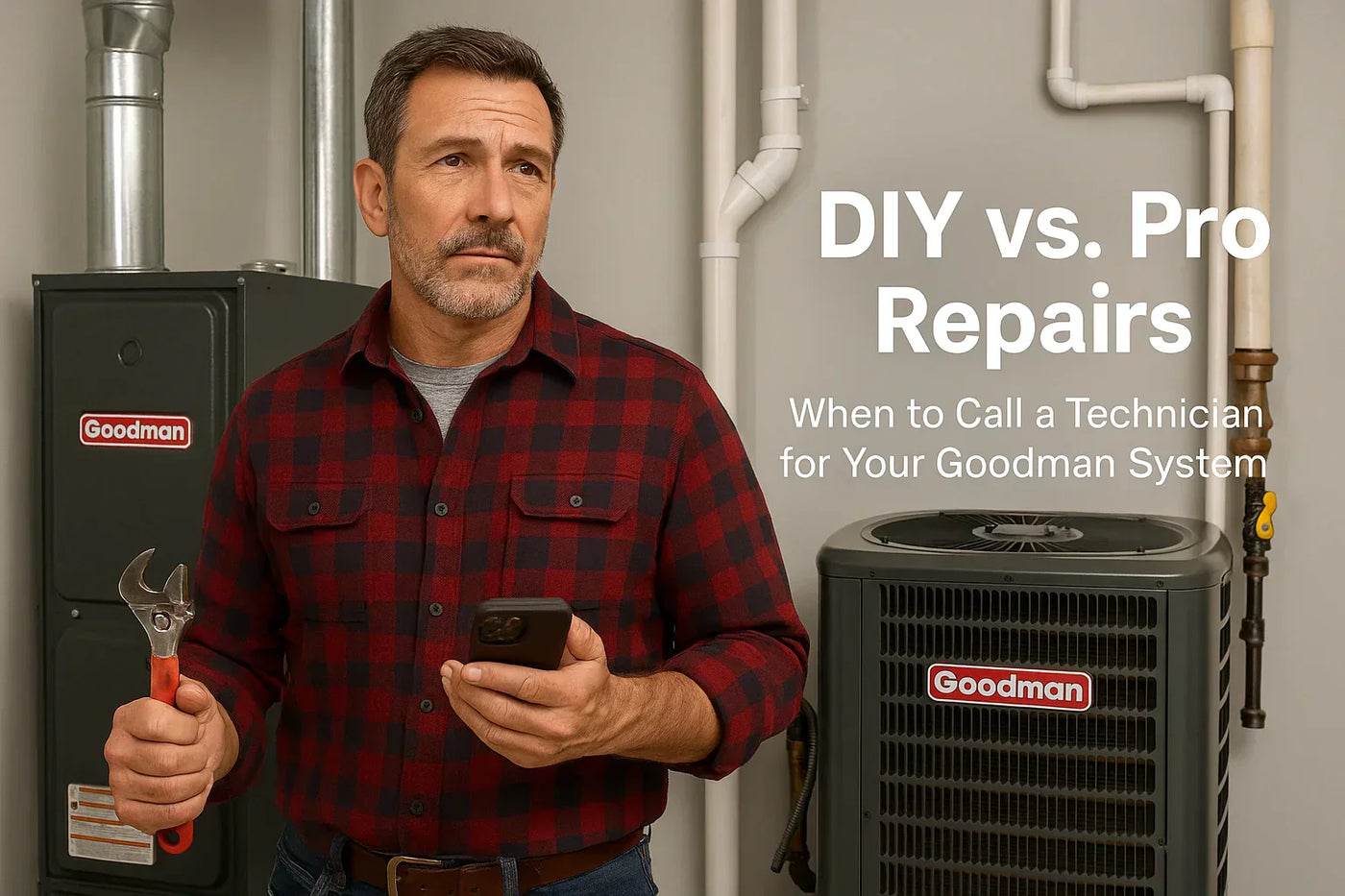 DIY vs. Pro Repairs: When to Call a Technician for Your Goodman System