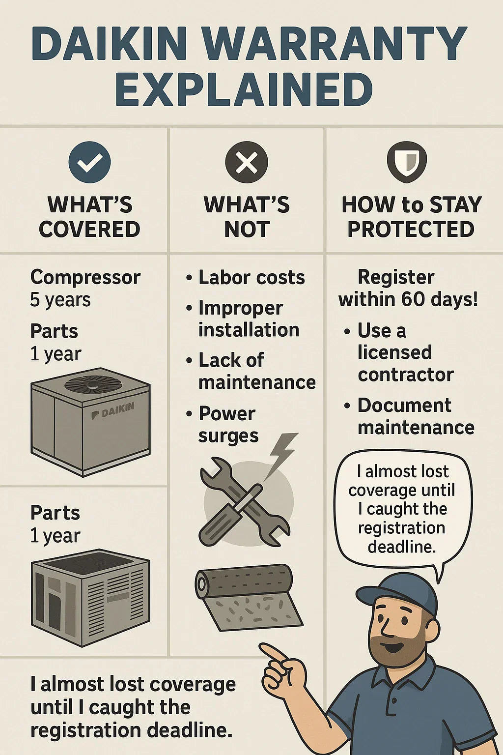 Daikin Commercial Warranty Explained What Mark Learned Reading the Fine Print