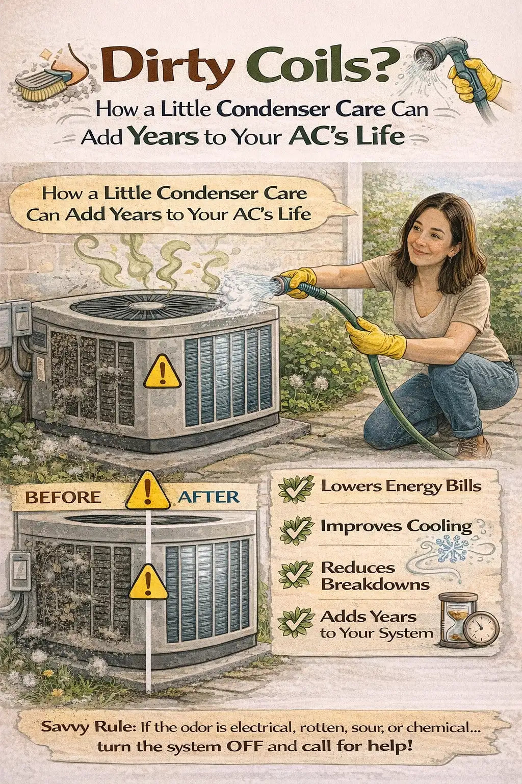 Dirty Coils? How a Little Condenser Care Can Add Years to Your AC’s Life