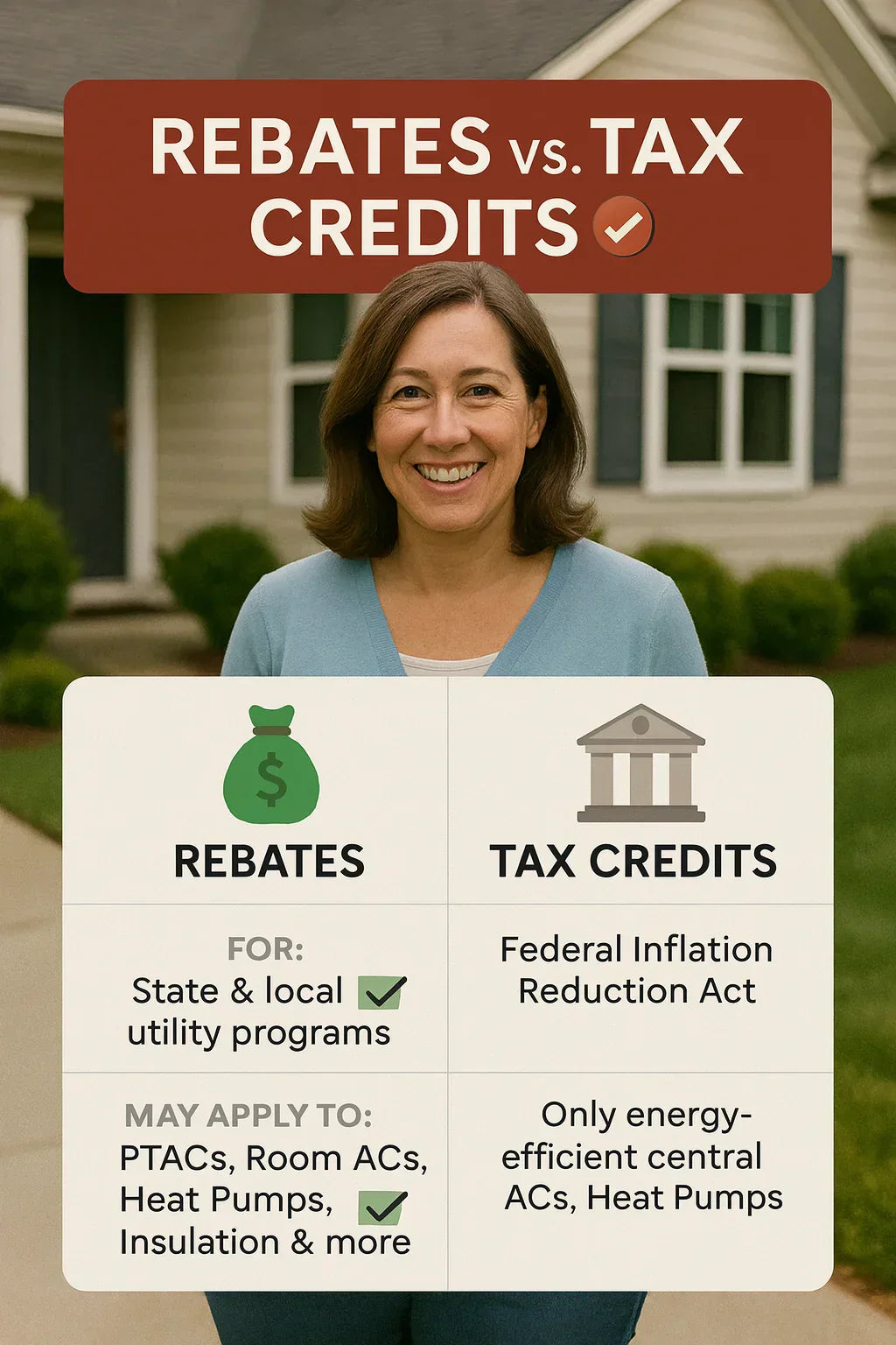 Do Amana J-Series PTAC Units Qualify for Rebates or Tax Credits in 2025