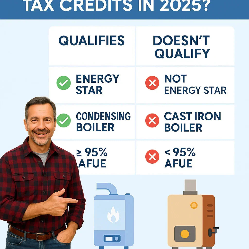 Do Natural Gas Boilers Qualify for Rebates or Tax Credits in 2025?