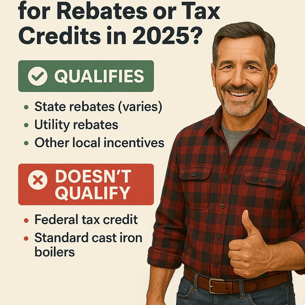 Do Natural Gas Boilers Qualify for Rebates or Tax Credits in 2025?
