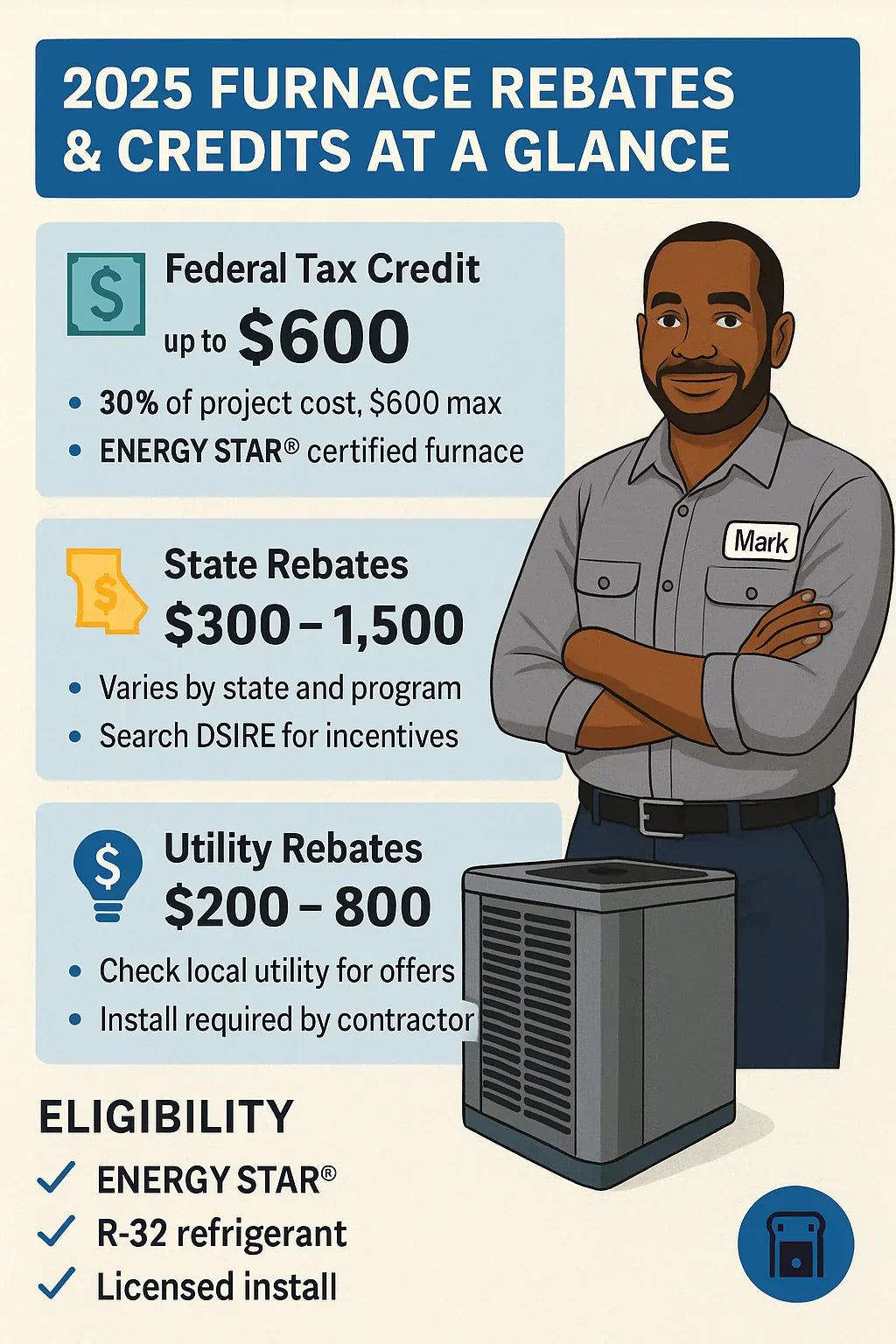 Do R-32 Gas Furnaces Qualify for Energy Rebates or Tax Credits in 2025