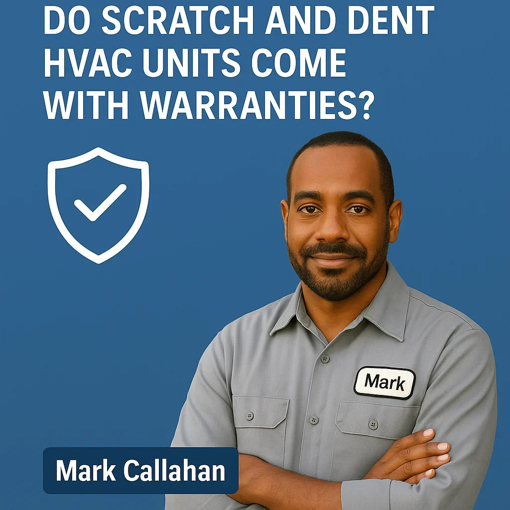 Do Scratch and Dent HVAC Units Come with Warranties?